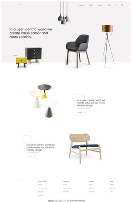 現代時尚設計網產品詳情頁