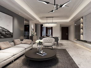 220平意式高級灰裝修設計效果圖