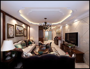 桓臺(tái)湖心島簡(jiǎn)歐裝修設(shè)計(jì)案例 淄博別墅裝修